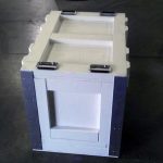 Wooden and plastic pallets