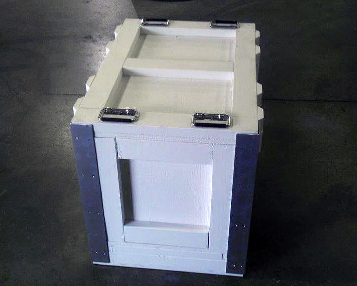 Wooden and plastic pallets